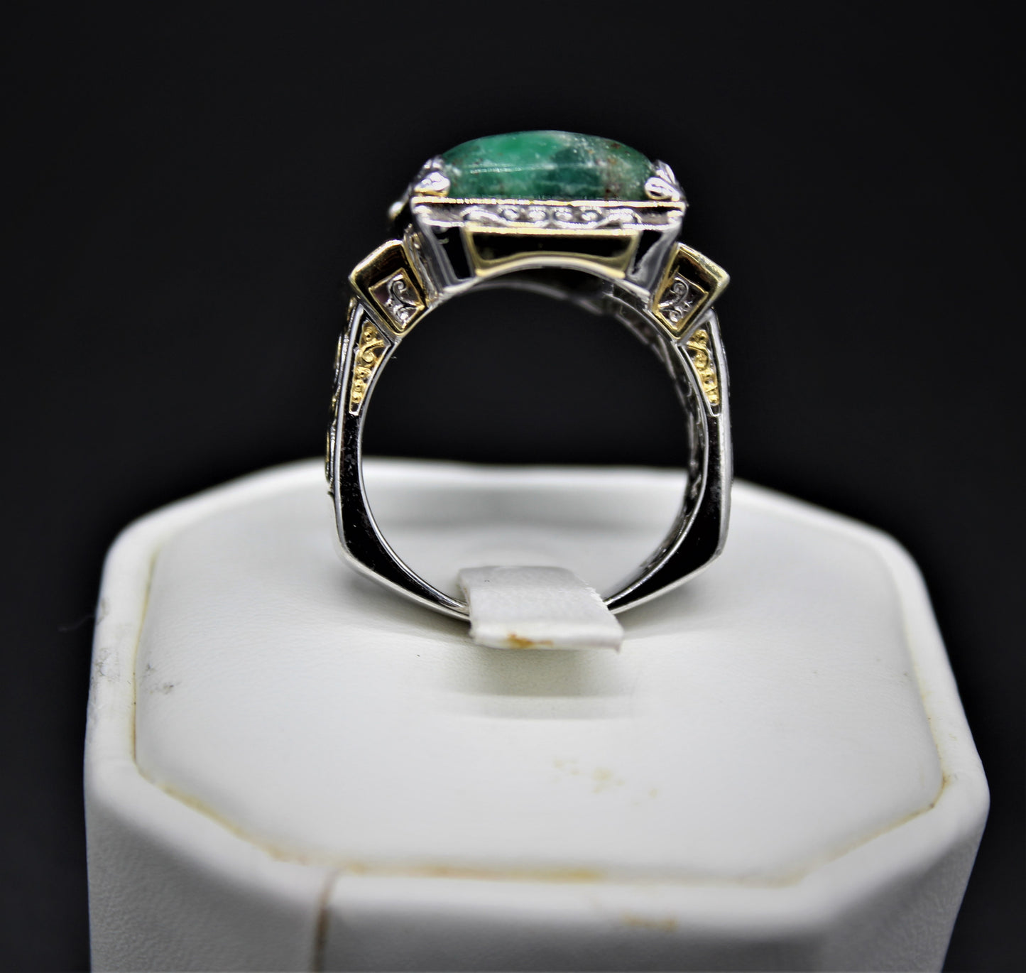 Zoisite and Ruby Ring