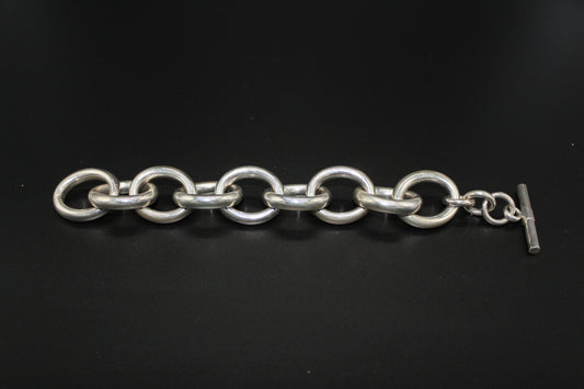 Large Link Art Form Bracelet