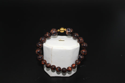 Vermeil Goldstone Bracelet