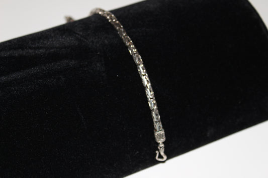 Sterling Silver Men's Bali inspired bracelet