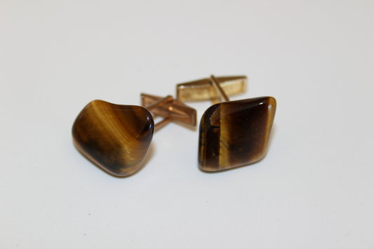 Vintage Tiger Eye cufflinks