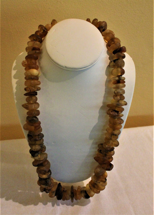 Amber Raw Nugget necklace