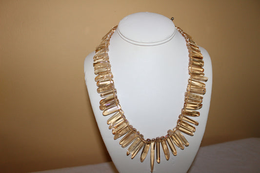 Citrine Icicle Necklace
