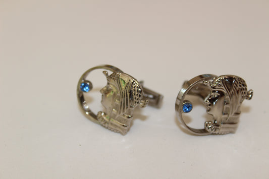 Vintage Aztec design cufflinks