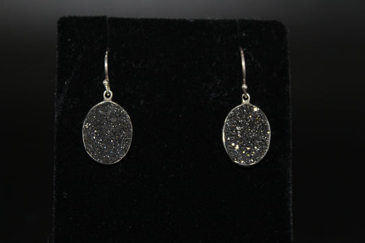 Druze Oval Earrings