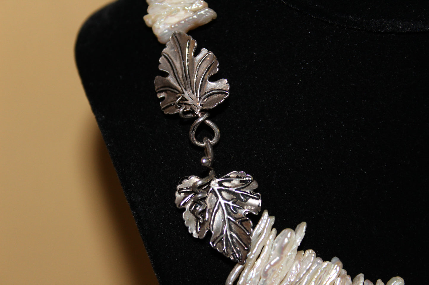 Fresh Water Flake pearl Necklace