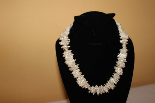 Fresh Water Flake pearl Necklace