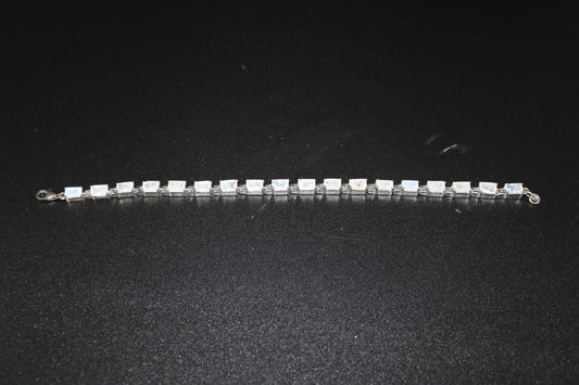 Emerald Cut Moonstone Bracelet