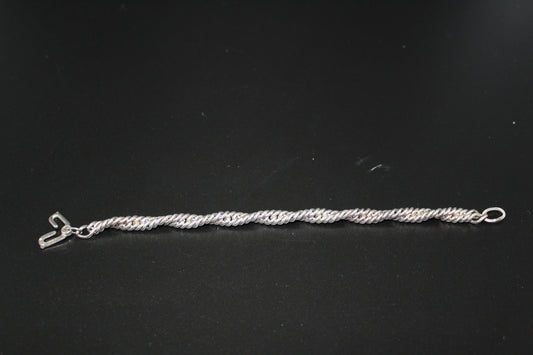 Sterling Silver Twisted Bracelet